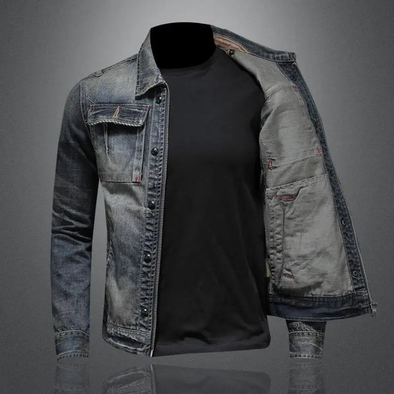 Veste en Jean Rétro pour Hommes - Modèle Carl