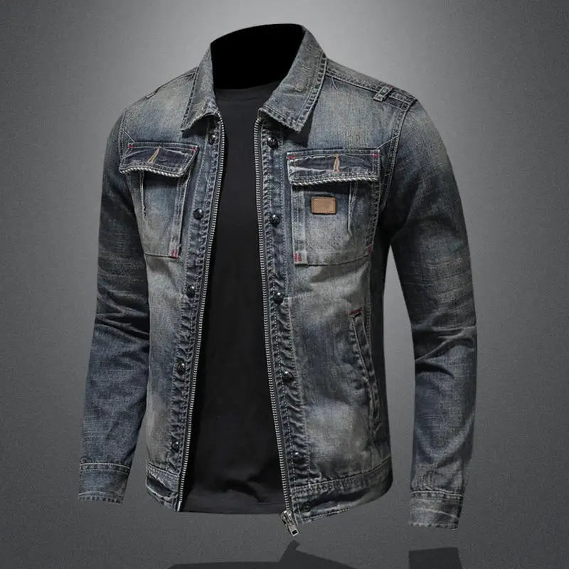 Veste en Jean Rétro pour Hommes - Modèle Carl
