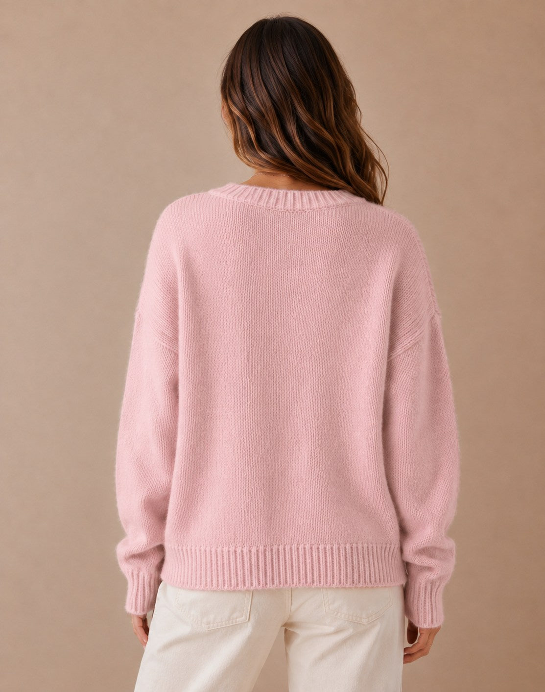 Pull en tricot patchwork pour femmes avec motif de teckel